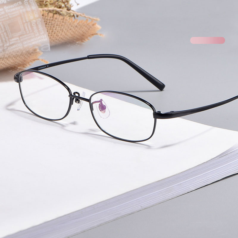 Lunettes optiques à monture en titane à jante complète pour hommes et femmes, monture de forme ronde EyeChester