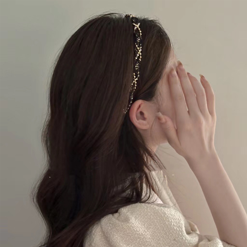 Serre-têtes pour femmes, style coréen, petits nœuds doux et élégants, perles rétro, polyvalents, accessoires de cheveux de luxe de haute qualité