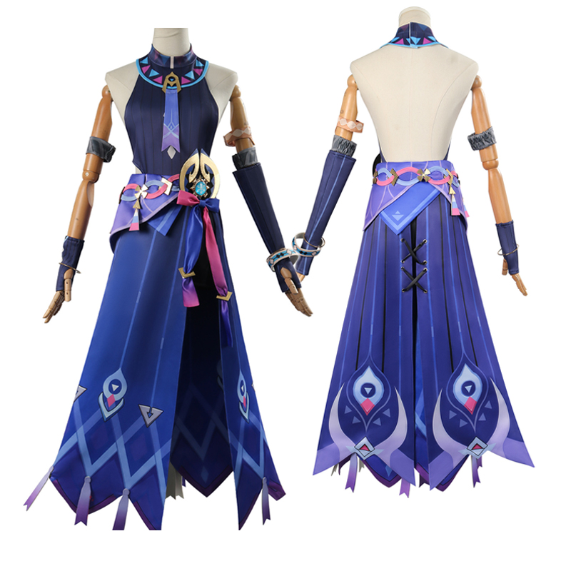 Costume de Cosplay Citlali Genshin Impact, robe, uniforme Citlali avec couvre-chef, ensemble complet, Costume de jeu de rôle