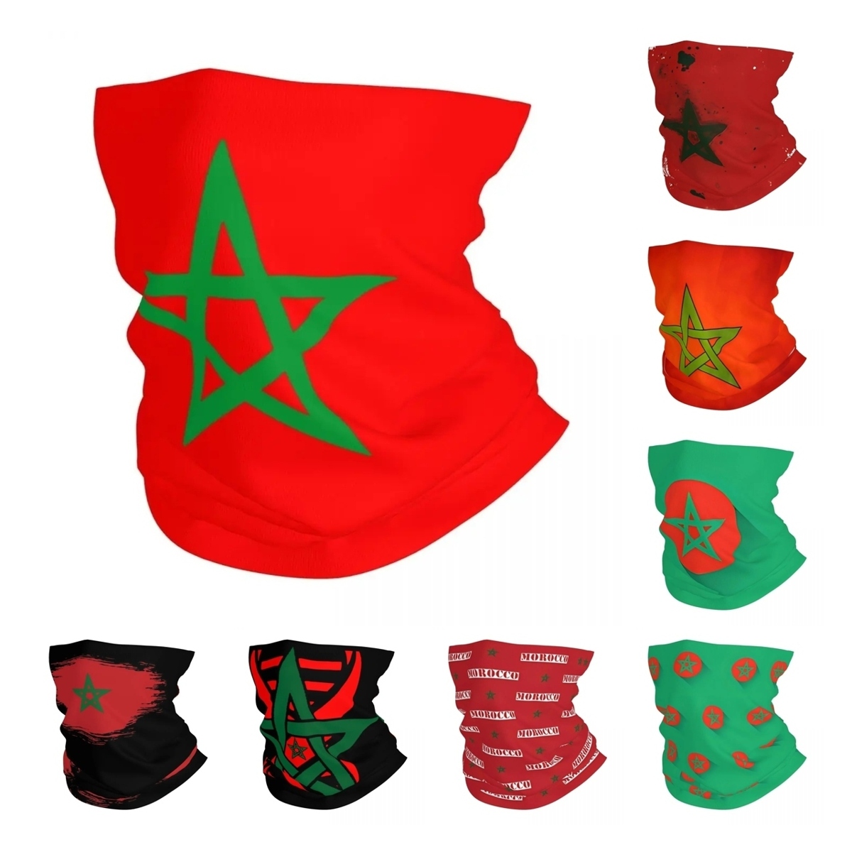 Masque cagoule imprimé The Feel of Marocain pour adultes, écharpe, bandana, cou, chaud, vêtements de sauna, unisexe, équitation, toutes saisons