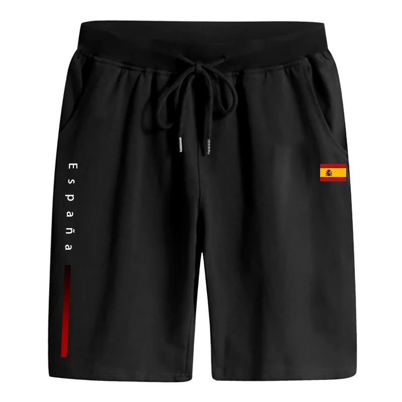 Shorts de sport pour hommes, style espagnol, pour l'été, décontractés, pour l'entraînement quotidien, pour la salle de sport, pour le fitness, pour l'extérieur, longueur genou