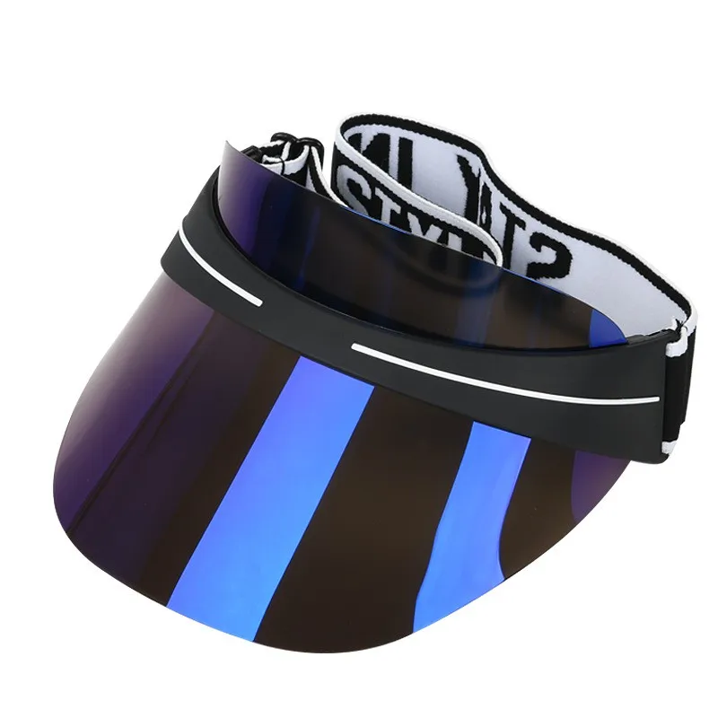 Nouvelle mode lentille visières colorées vide haut Tennies Sprots chapeau pour femmes pour voyage en plein air Uv chapeaux de soleil pour hommes chapeaux de plage Panama