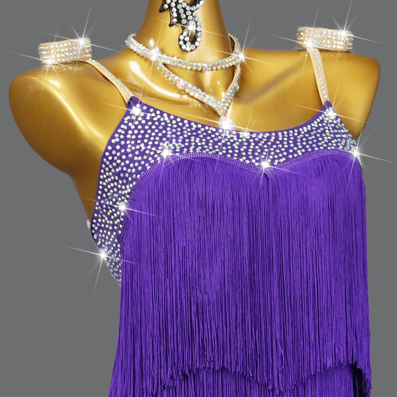 Robes de danse latine à franges, Costume de compétition Sexy pour femmes, vêtements d'entraînement pour salle de bal, Costume grande taille pour filles, Performance de Cabaret, 2026