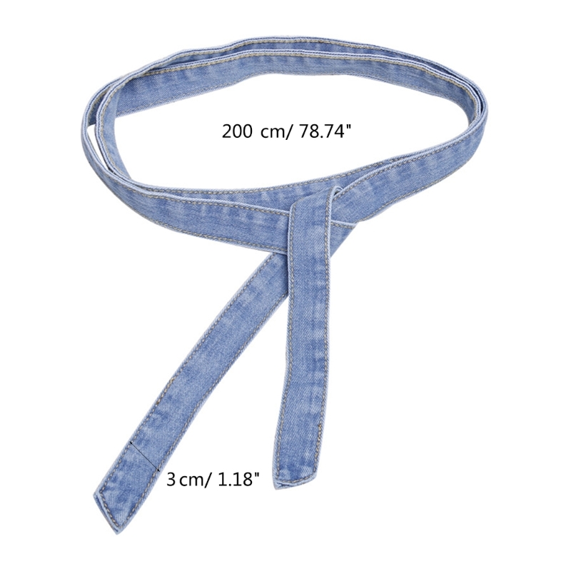 Denims taille sangle jean robes ceinture décorative femmes fille taille décors en gros