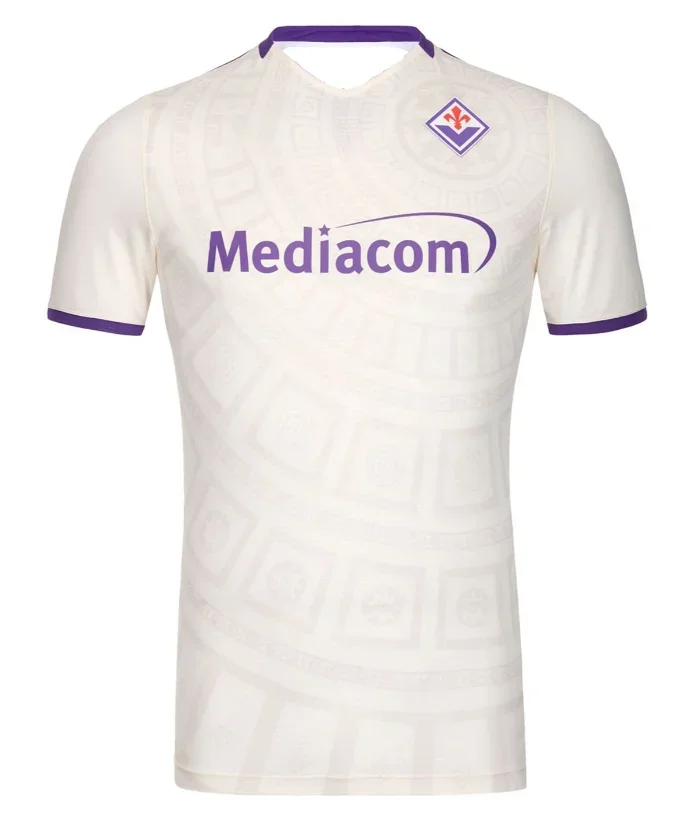 25-26 ACF Fiorentina Home and Away Maillots de football imprimés en 3D T-shirts de sport décontractés à manches courtes pour hommes et femmes
