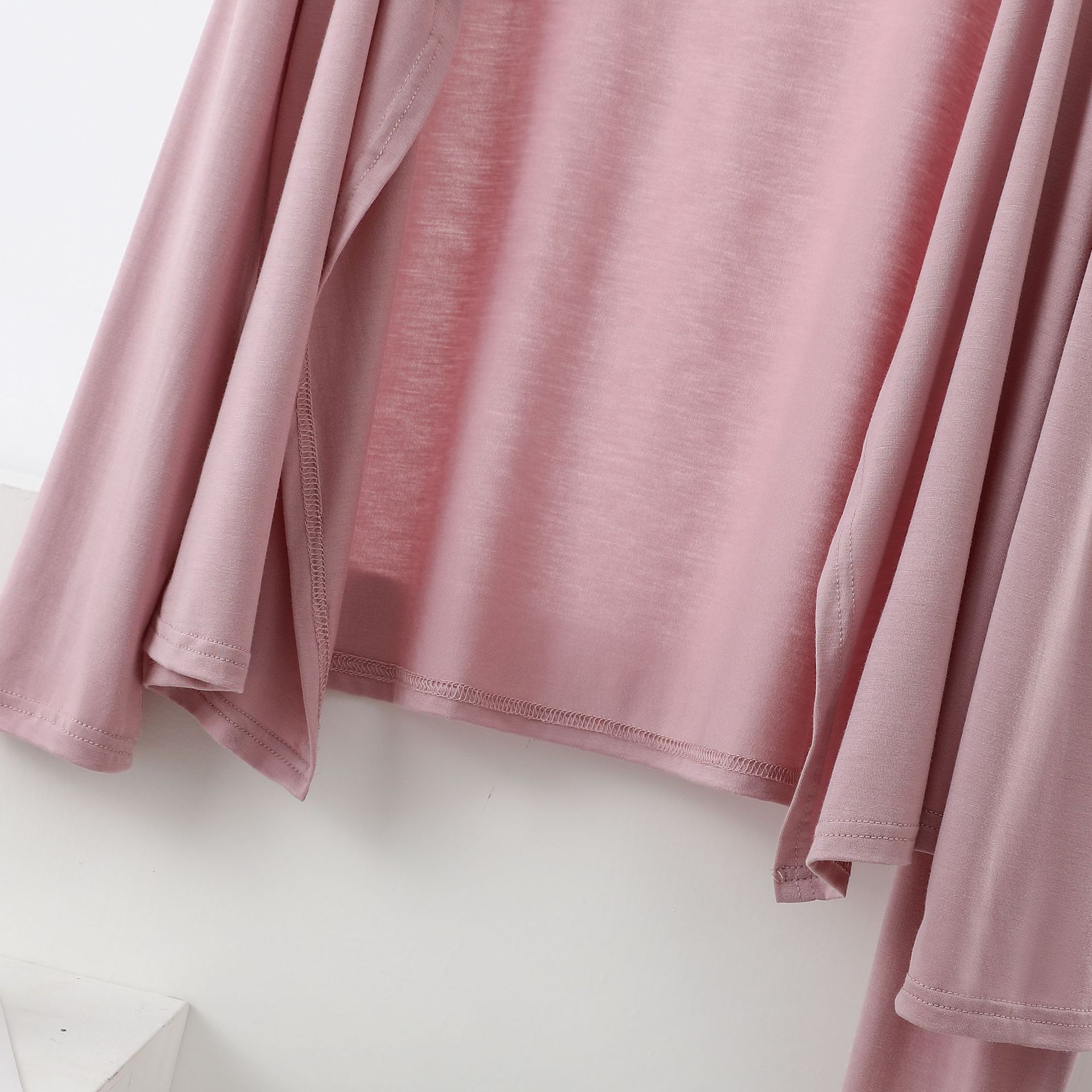 Cardigan Modal grande taille L à 6XL pour femme, chemise à manches longues, Protection solaire, ample, couverture climatisée, hauts ouverts sur le devant