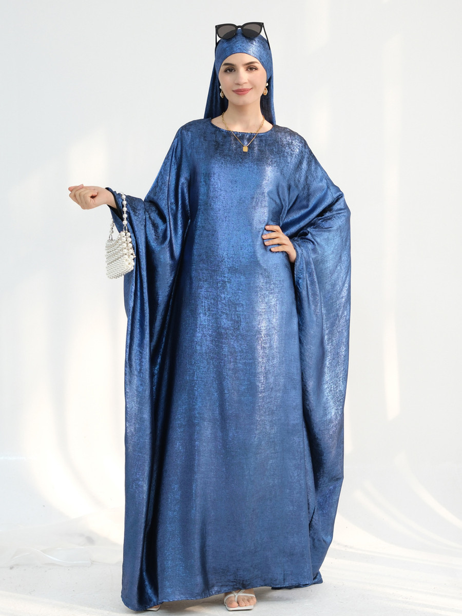 Femmes musulmanes dubaï turquie Abaya solide Robe longue modeste Ramadan Robe caftan Femme Musulmane africain Islam vêtements