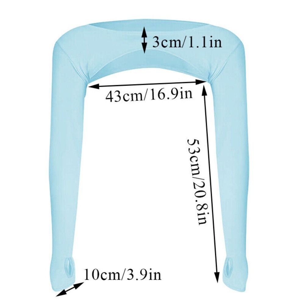 Ice InjLong Arm Cover Gants, Châle ultra-fin, Manches, Respirant, Protection solaire, Protection des mains, Sports de plein air