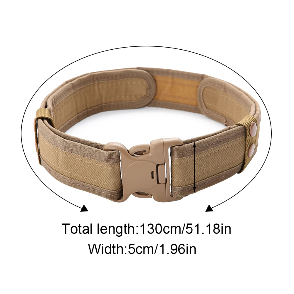Ceinture tactique de Combat à dégagement rapide pour hommes, en toile, à la mode, pour Sports de plein air, entraînement, chasse, randonnée