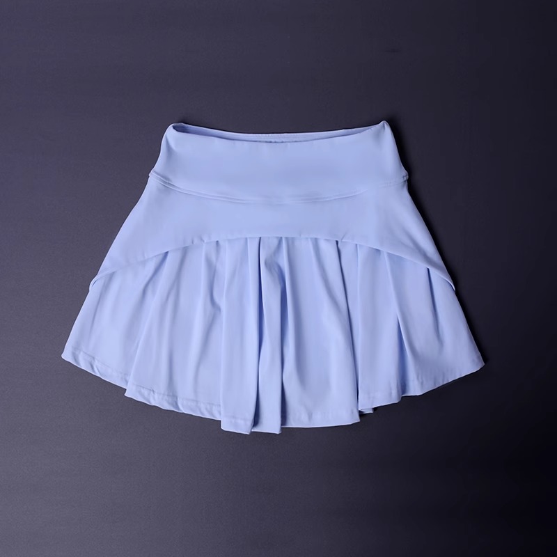 Jupe évasée taille haute pour femmes, jupe de Yoga plissée à séchage rapide pour salle de sport, vêtements de sport amincissants