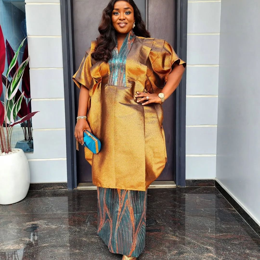 Vêtements africains pour femmes, ensemble 2 pièces, hauts et jupes, costumes Dashiki Ankara, tenues de turquie, robe grande taille, robes de fête de mariage