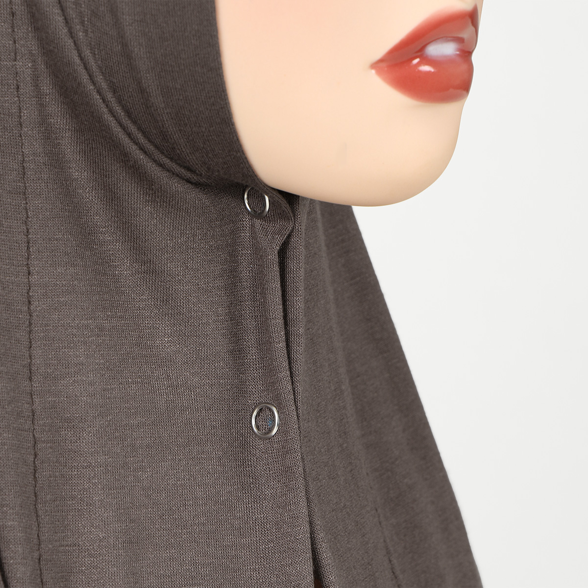Nouveau hijab instantané en jersey de coton pour femmes, foulard musulman, couvre-tête, écharpe de Ramadan, châles, foulard à boutons pour femmes 130*167cm