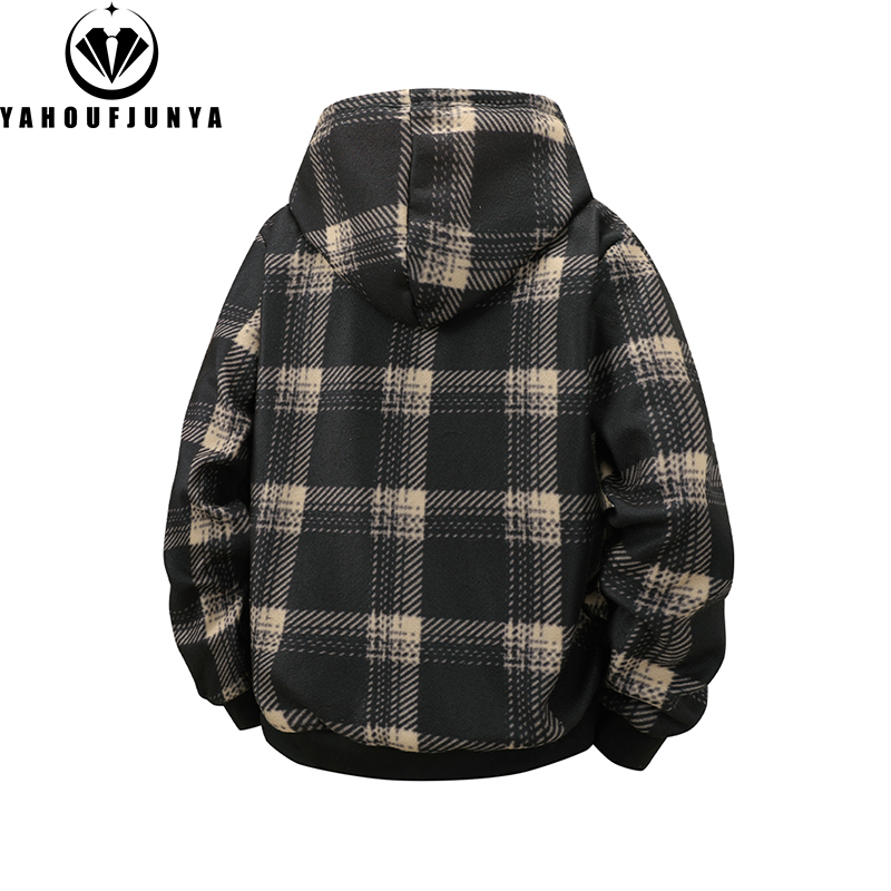 Veste à capuche coupe-vent pour homme, printemps-automne, loisirs en plein air, en polaire, couleur unie, veste de marque tendance, manteau pour homme