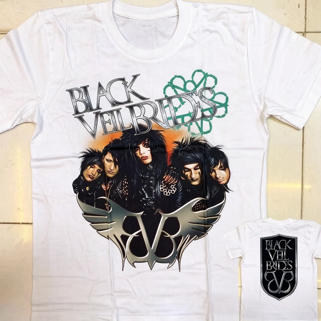 Collection Black Veil Bride : T-shirts imprimés, adaptés aux vêtements pour hommes et au streetwear féminin, T-shirt été 2026