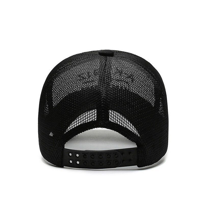 Nouveaux chapeaux d'été pour hommes et femmes, casquettes de baseball en maille, chapeau à visière brodé tendance, chapeau de protection solaire brodé avec lettres pour l'extérieur