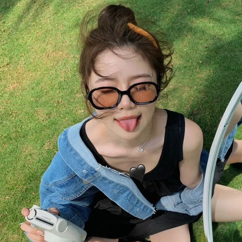 Nouvelles Lunettes de Soleil Vintage 2026 pour Femme – Marque Designer Rétro, Forme Rectangle, Populaire sur Instagram, Modèle Ellipse Carré