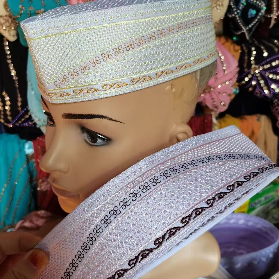 Chapeaux de bateau musulmans pour femmes et hommes, casquettes blanches, dubaï, classique, arabe, prière Eid, Hijab, couvre-chef, printemps automne, élégant, nouvelle collection 2025