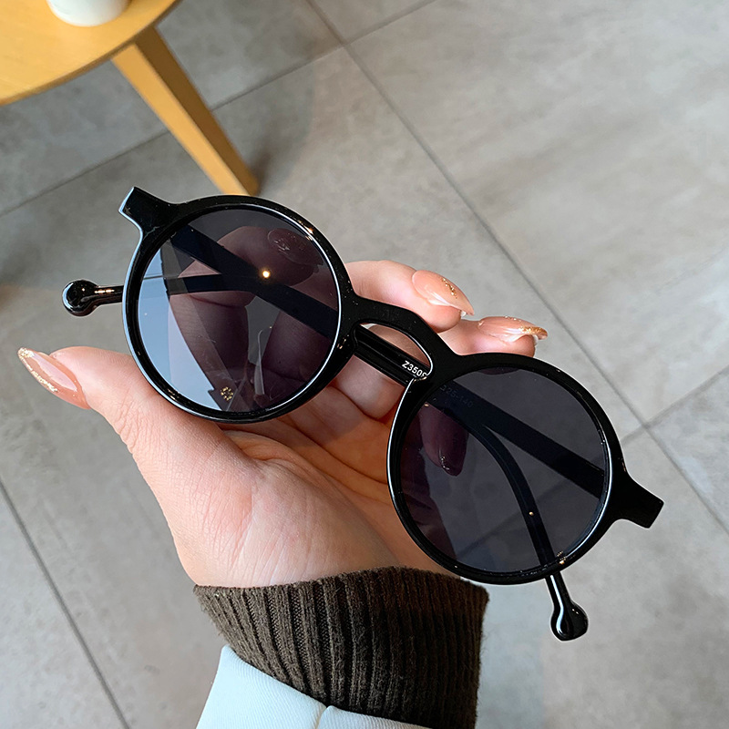 Lunettes de soleil de forme ronde pour femmes et hommes, protection ChimUV400, lunettes de soleil d'extérieur, anti-absorbe ouissement, mode