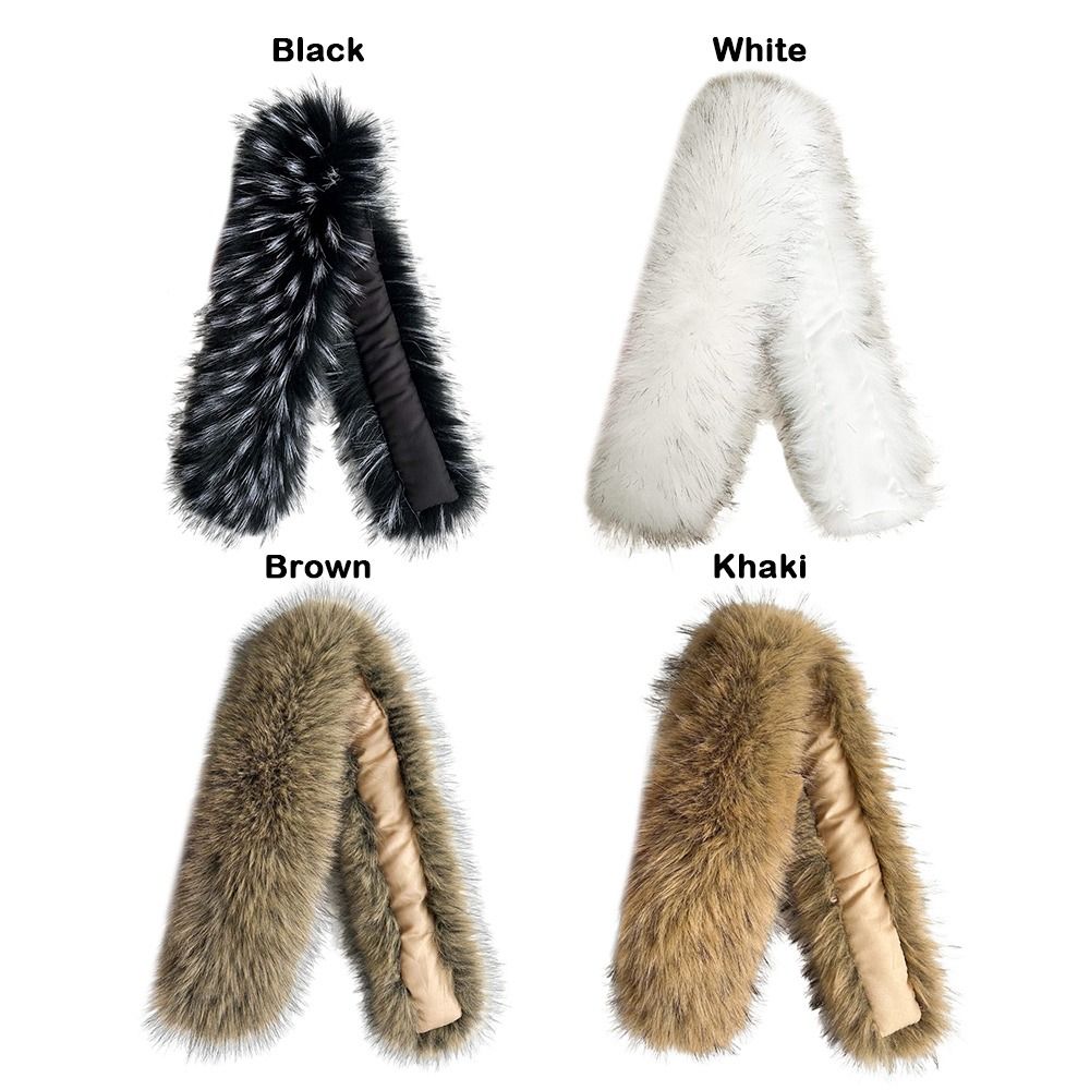 Longue écharpe fausse fourrure de renard écharpe chaude épaissie coupe-vent robe Cape fausse fourrure allongée écharpe col de fourrure mode hiver