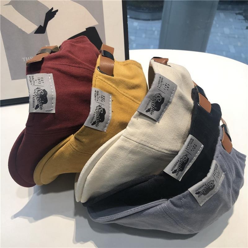 Bérets et casquettes à visière pour hommes et femmes, tendance urbaine, été et automne, classiques, polyvalents, style hip-hop, adaptés à un usage quotidien.