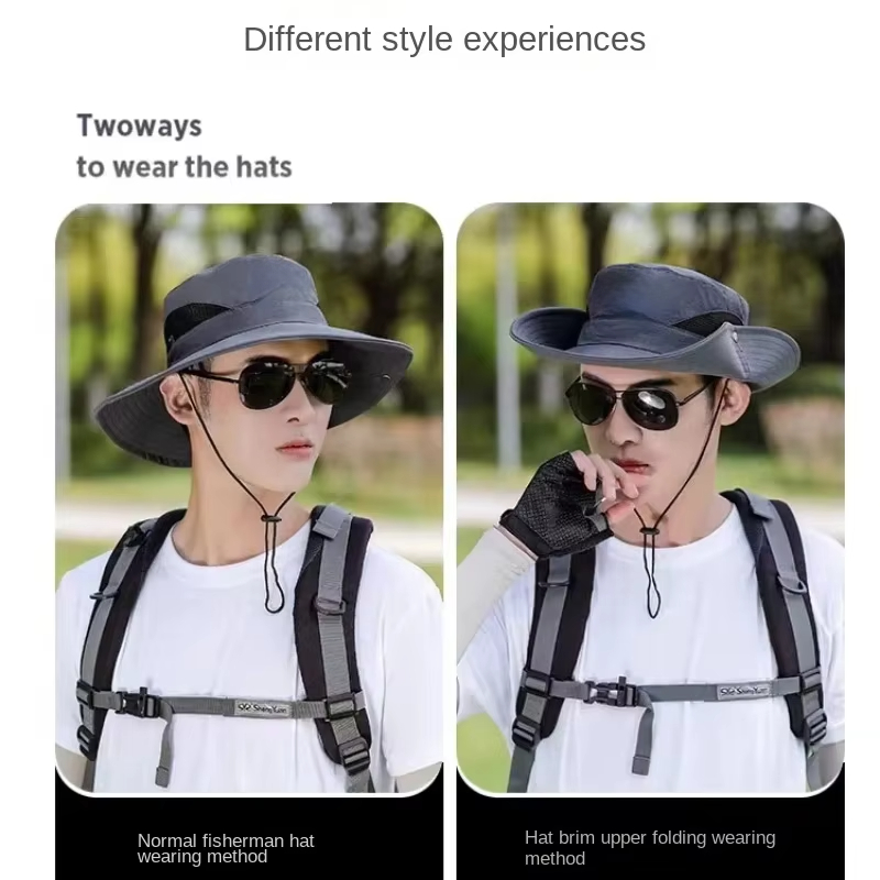 Chapeaux seau populaires pour hommes, casquette de bassin Anti-UV, Panama, chapeaux de soleil d'extérieur, mode dames, casquette d'alpinisme d'été, vente en gros, nouvelle collection