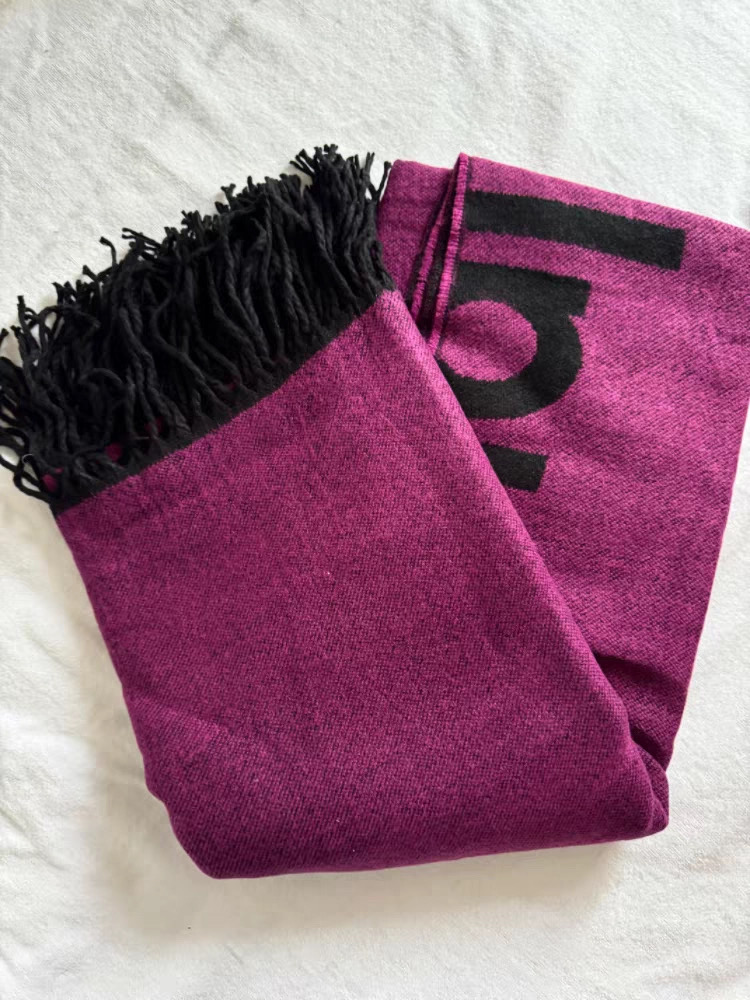 Écharpe châle pour femme, imprimée double face avec pompons, pour la chaleur et la polyvalence, style cape-manteau