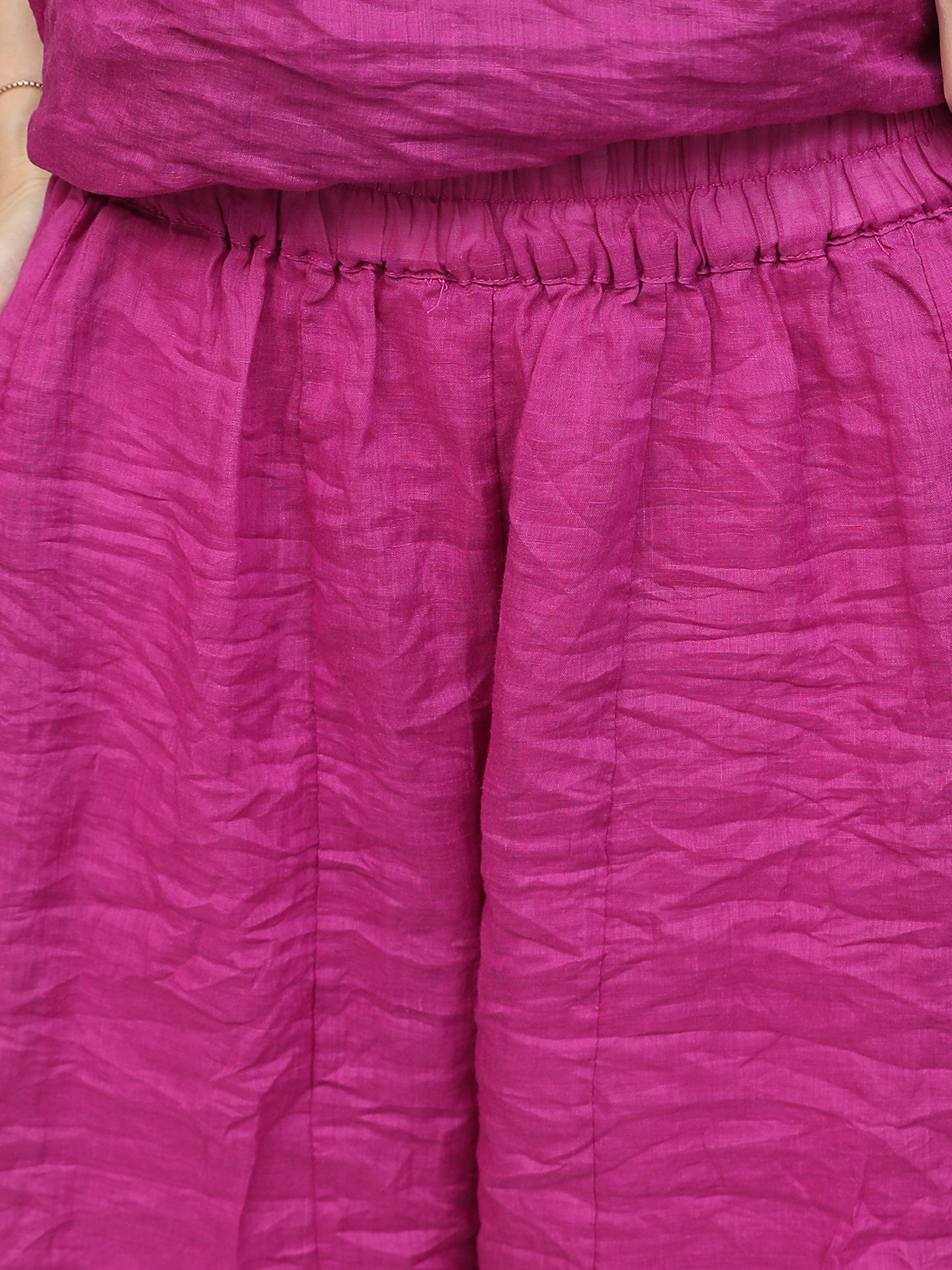 Ensemble décontracté 2 pièces pour femme : haut court à manches courtes et pantalon large à jambes courtes (T-shirts et pantalons)