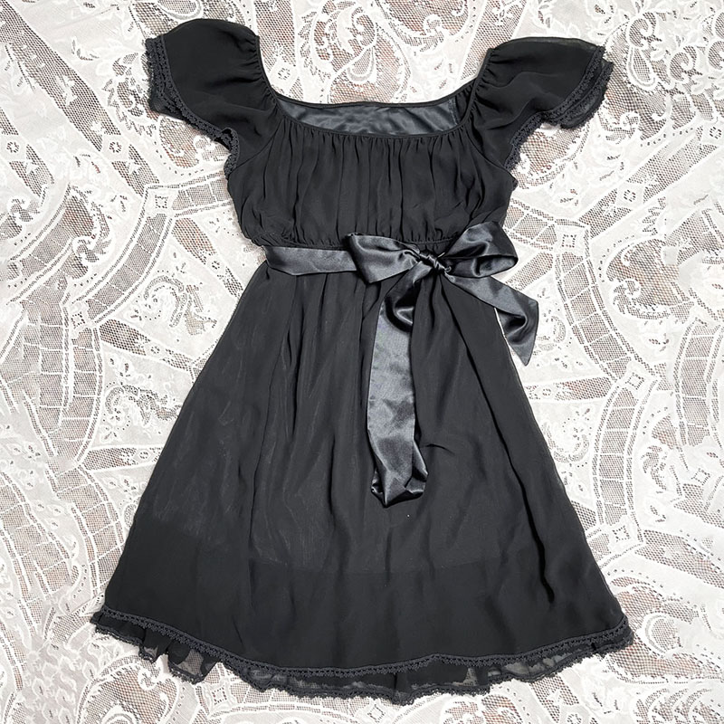 Streetwear dentelle Unique Y2K robe nœud papillon Harajuku robe mode Goth a-ligne jupe Vintage Punk jupe décontractée Hip Hop bretelles jupe