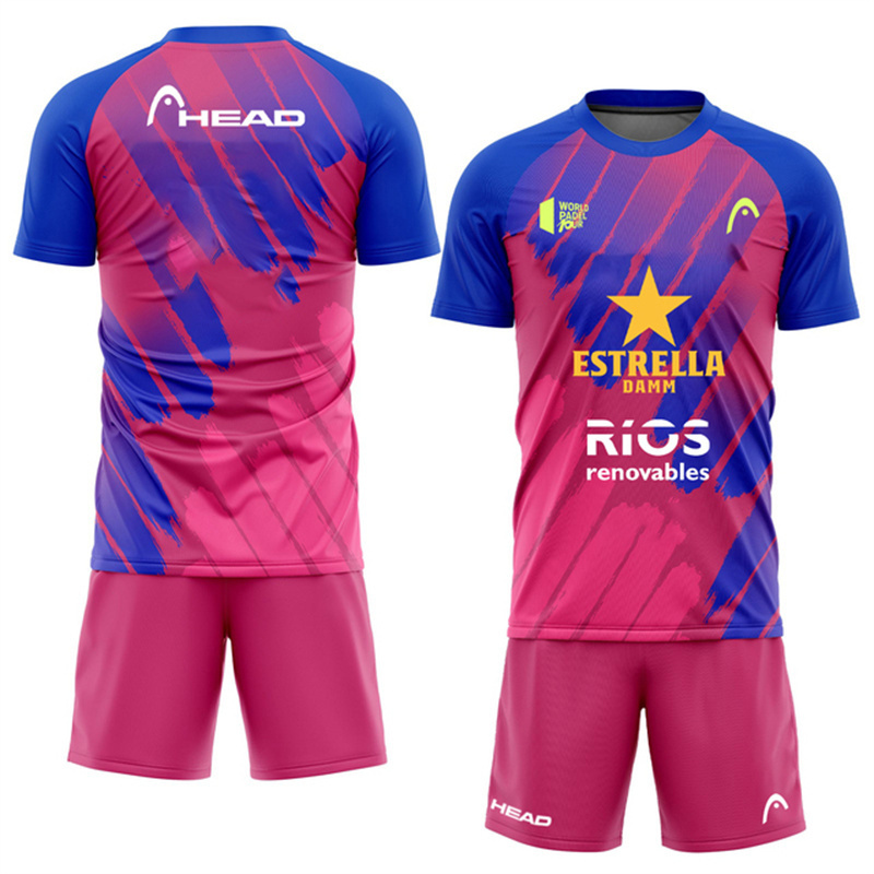 Ensembles d'été pour hommes, vêtements de sport de badminton à manches courtes et shorts, 2 pièces, tenue de tennis d'entraînement en plein air, costume décontracté