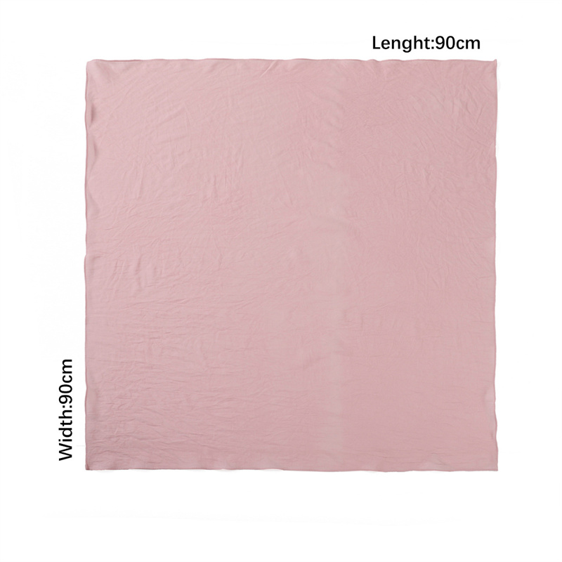 Ramadan plaine carré 90Cm Viscose Hijab écharpe femmes solide musulman foulard Wrap châles Musulman bandeau islamique Turban Sjaal