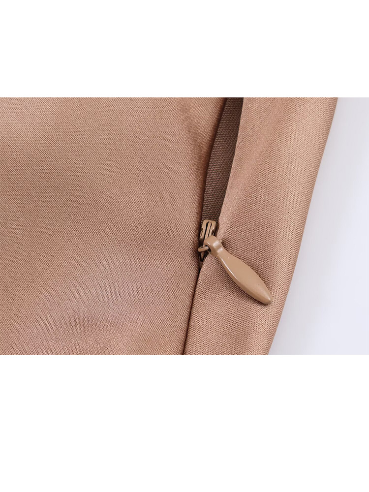 Robe midi asymétrique en satin de soie texturé polyvalente pour femme HH, robe d'été élégante et sexy pour femme, robe longue jusqu'aux chevilles Mujer