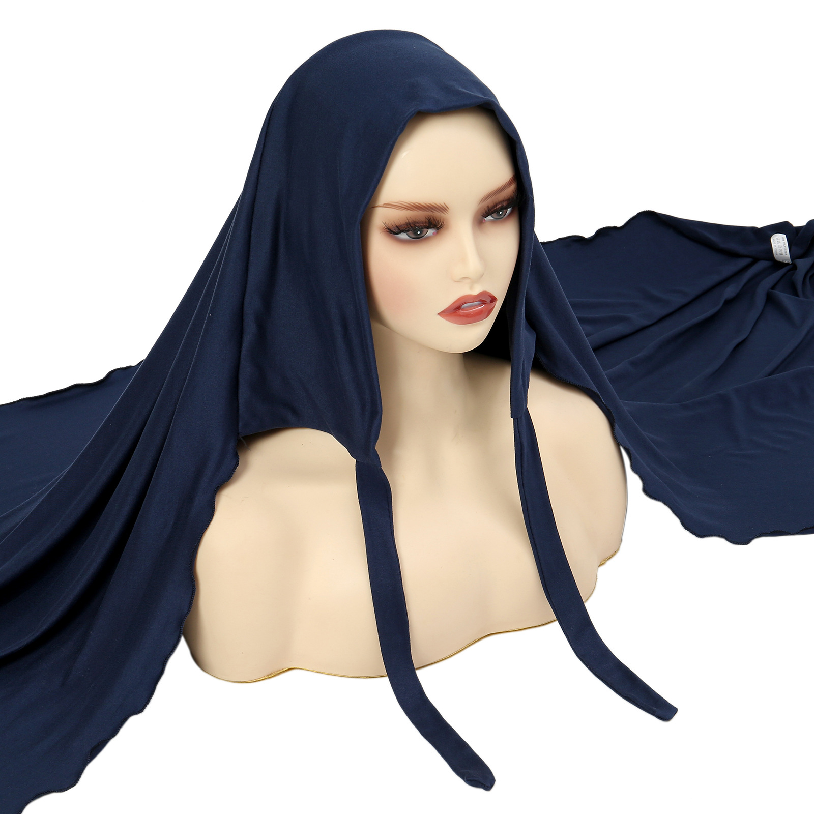 Foulard Hijab malais avec Bandage antidérapant pour femmes musulmanes, respirant, Long châle islamique, bandeau Turban à la mode