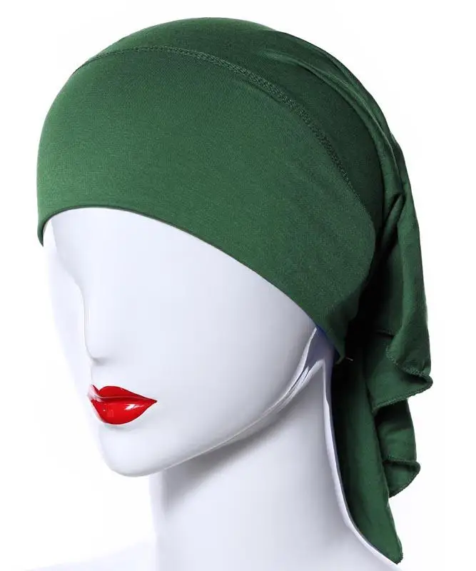 Sous-hijab modal uni pour femmes musulmanes, bonnet intérieur, turban tube, bonnet ninja, bonnet, foulard, sous-bonnet, Ramadan, Islam Mujer