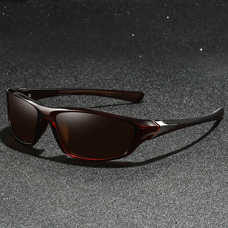 Lunettes de soleil de sport tendance pour hommes et femmes, idéales pour la pêche, la randonnée, la course à pied, le cyclisme, l'alpinisme – Lunettes de soleil sportives pour homme