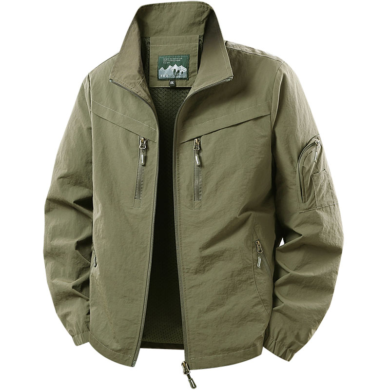 Veste Homme Printemps Automne Nouvelle Collection – Blouson Décontracté à Capuche Couleur Unie – Manteau Professionnel Homme Tailles M-7XL 8XL avec Capuche Amovible