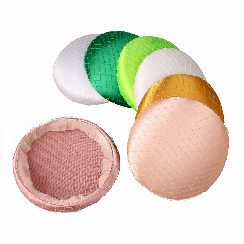 Bases de Fascinateur en Satin de 15cm pour Mariage, Accessoire de Coiffure, Matériel de ix