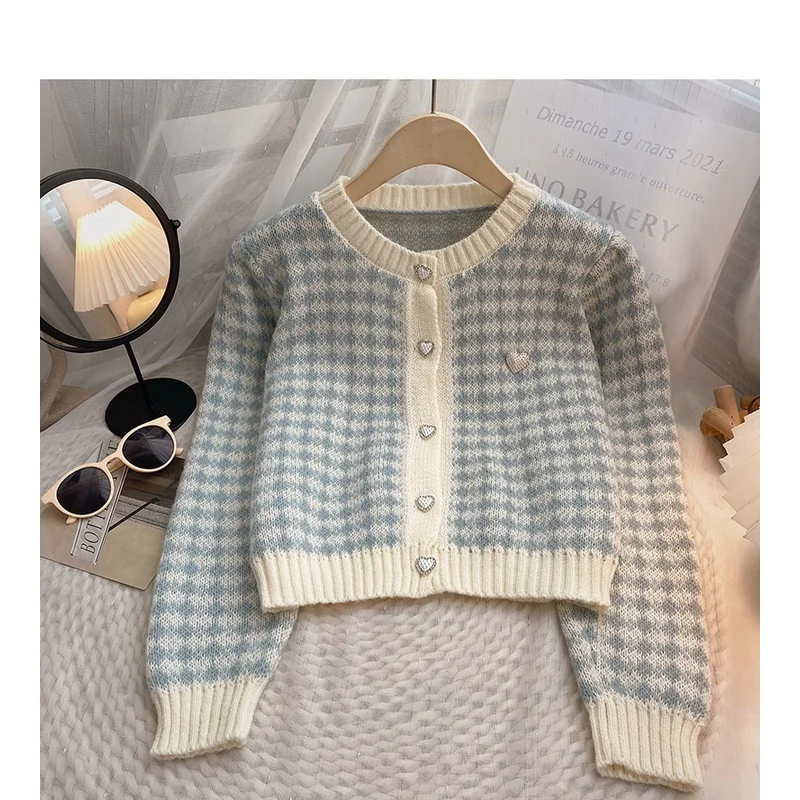 Cardigans en tricot à manches longues pour femmes, mode coréenne, nouveau manteau d'extérieur