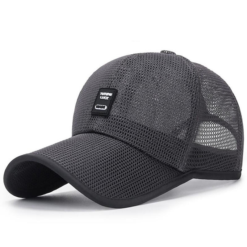 Visières hommes maille casquettes de Baseball casquette de protection solaire Sports de plein air Net chapeaux pour homme respirant individualité hommes chapeaux
