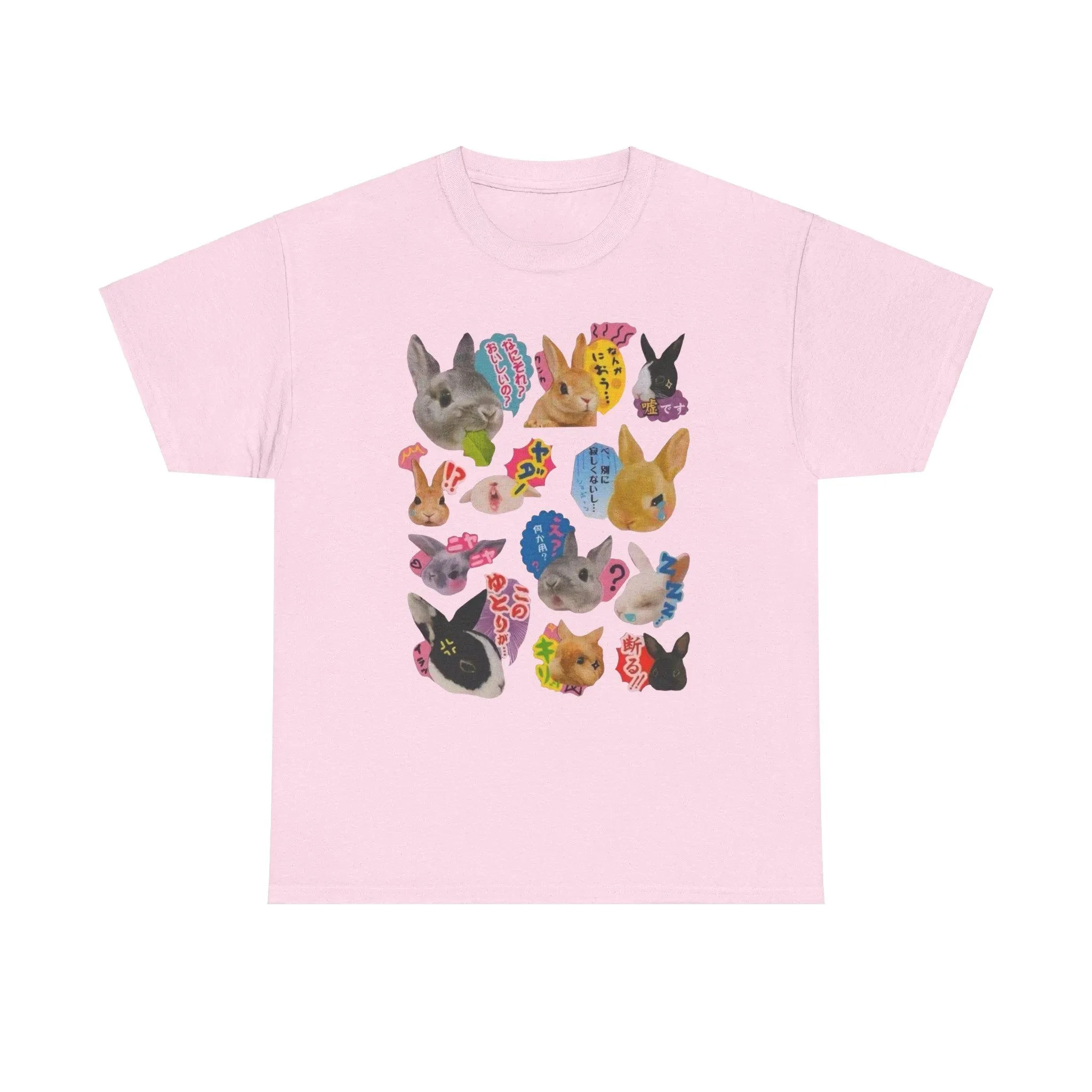 Lapin 90s Harajuku chemise japonais lapin 90s graphique T-Shirt à la mode Y2K Vintage T-Shirt Kawaii lapin Y2K TShirt Coquette haut