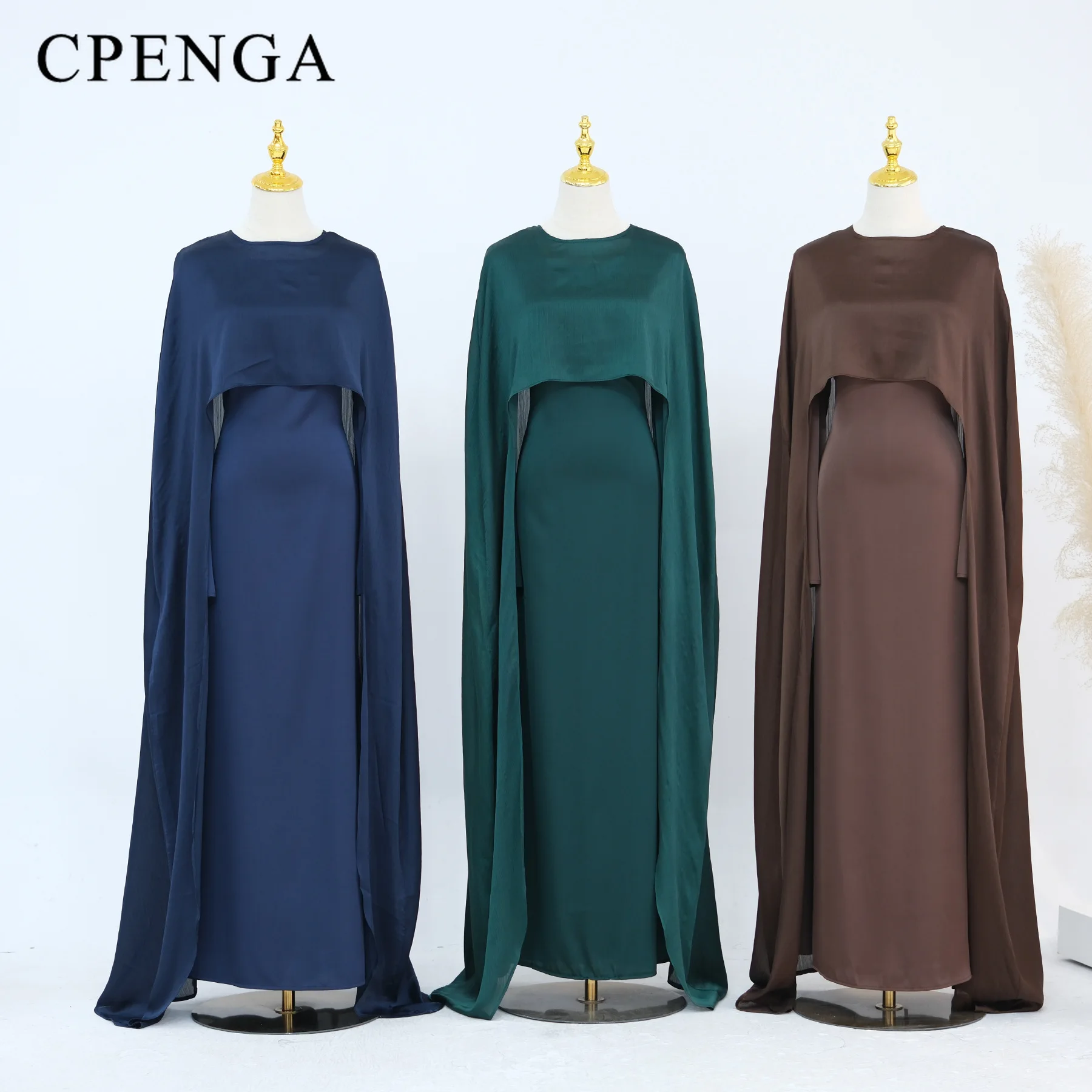 Ramadan 2 pièces femmes musulmanes ensemble dubaï modeste Abaya Islam Abayas Femme élégant arabe vêtements mode turquie solide tenue 2025