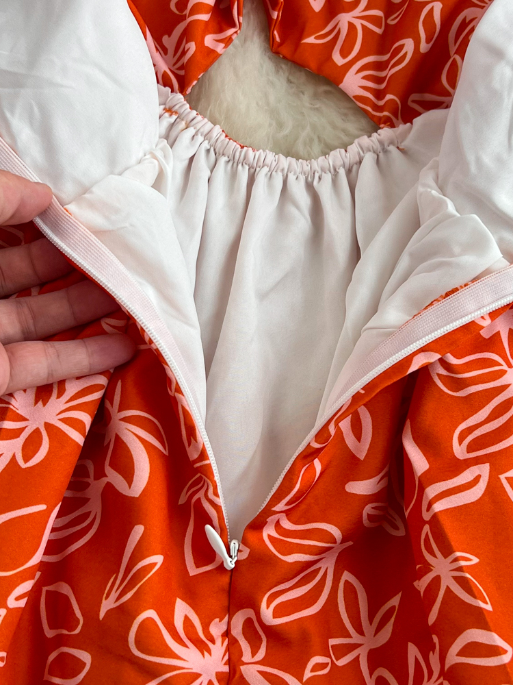 Robe Longue de Plage pour Femme, Tenue de Soirée Sexy, Col en V, Dos aux, Imprimé Floral, Orange, Style Boho