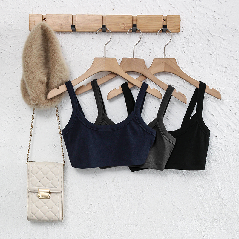 Débardeur tricoté en coton pour femmes, côtelé, Sexy, sans manches, Streetwear, décontracté, Slim, blanc, noir, haut court, Camis, gilet d'été