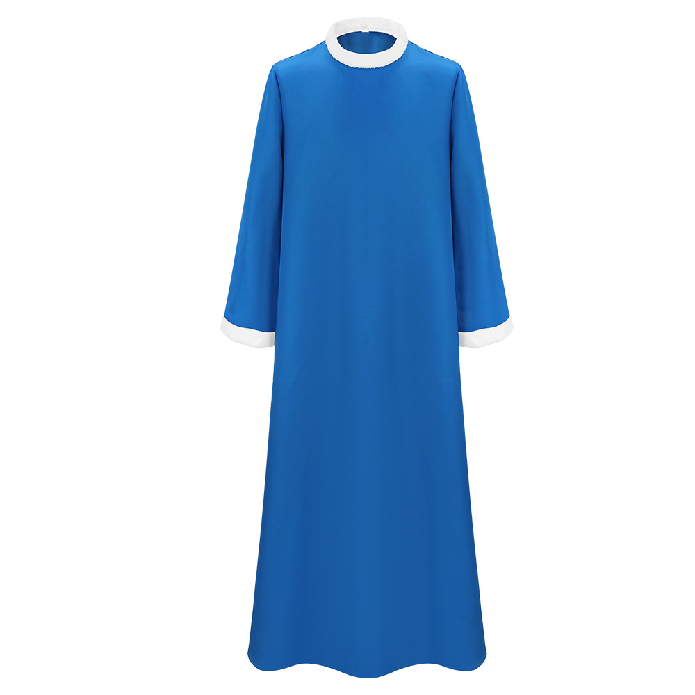 Costumes de cosplay Game Super Brothers Kamek Blue Robe, costumes de personnage d'anime, vêtements de performance pour Halloween, masque pour hommes adultes