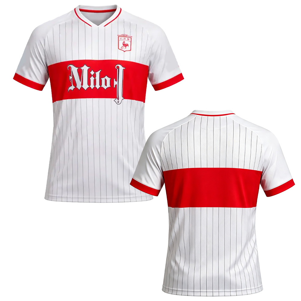 Maillot de football Milo J 2026 – T-shirt décontracté et tendance Y2K pour hommes et femmes, coupe oversize, respirant, séchage rapide, vêtement de sport ample