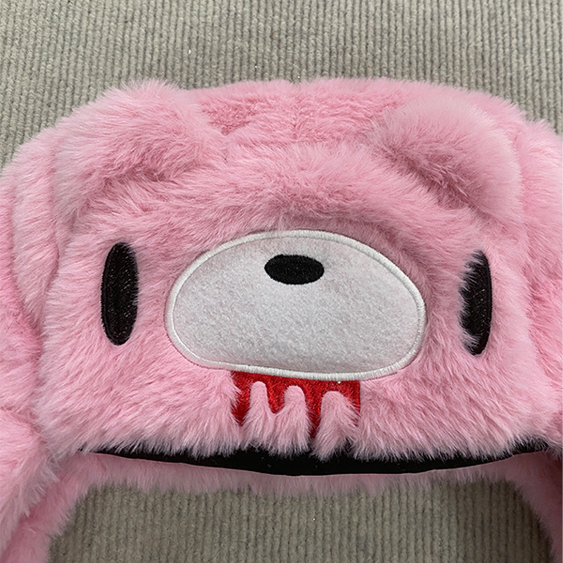 Chapeaux d'hiver épais à motifs de dessins animés pour hommes et femmes, mignons et chauds, chapeaux Lei Feng protégeant les oreilles, populaires, en peluche et résistants au froid