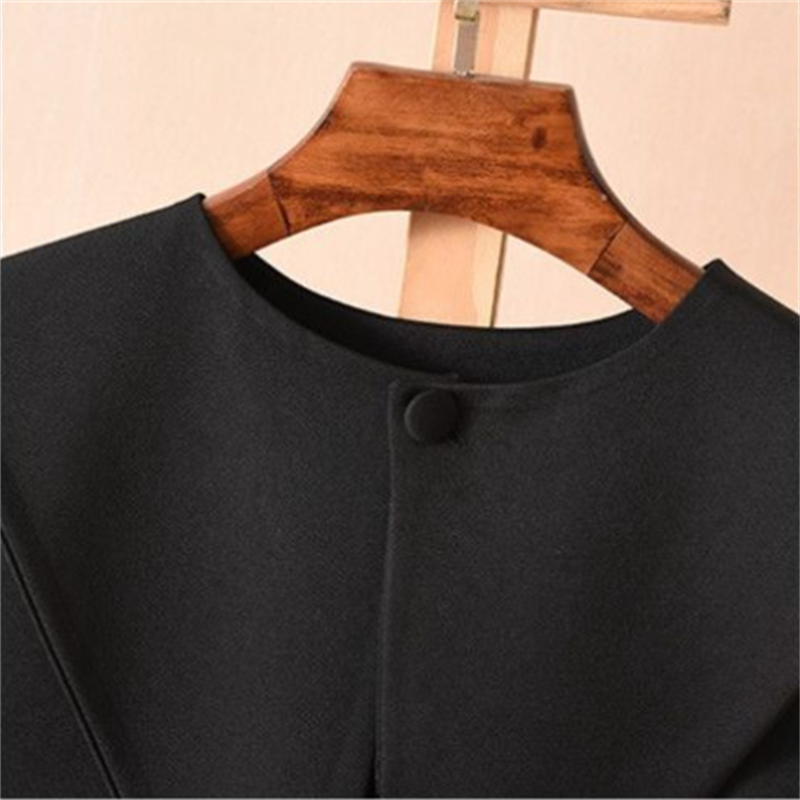 Vêtements d'extérieur pour femmes, châle à col pointu, décoratif, polyvalent, col bleu marine, écharpe en Faux col, châle ajouré, enveloppes élégantes