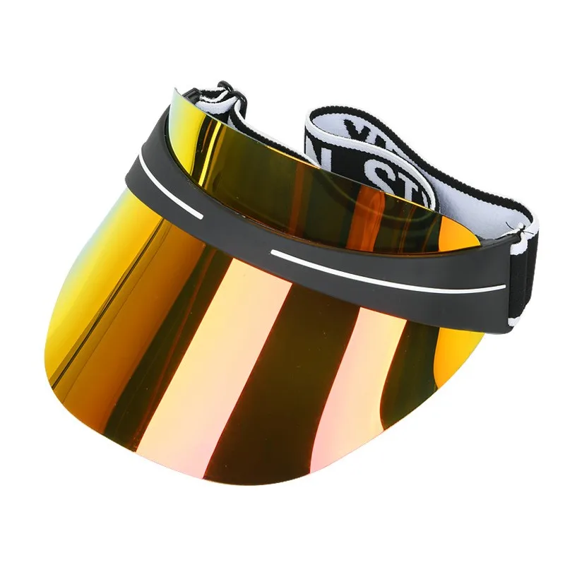 Nouvelle mode lentille visières colorées vide haut Tennies Sprots chapeau pour femmes pour voyage en plein air Uv chapeaux de soleil pour hommes chapeaux de plage Panama