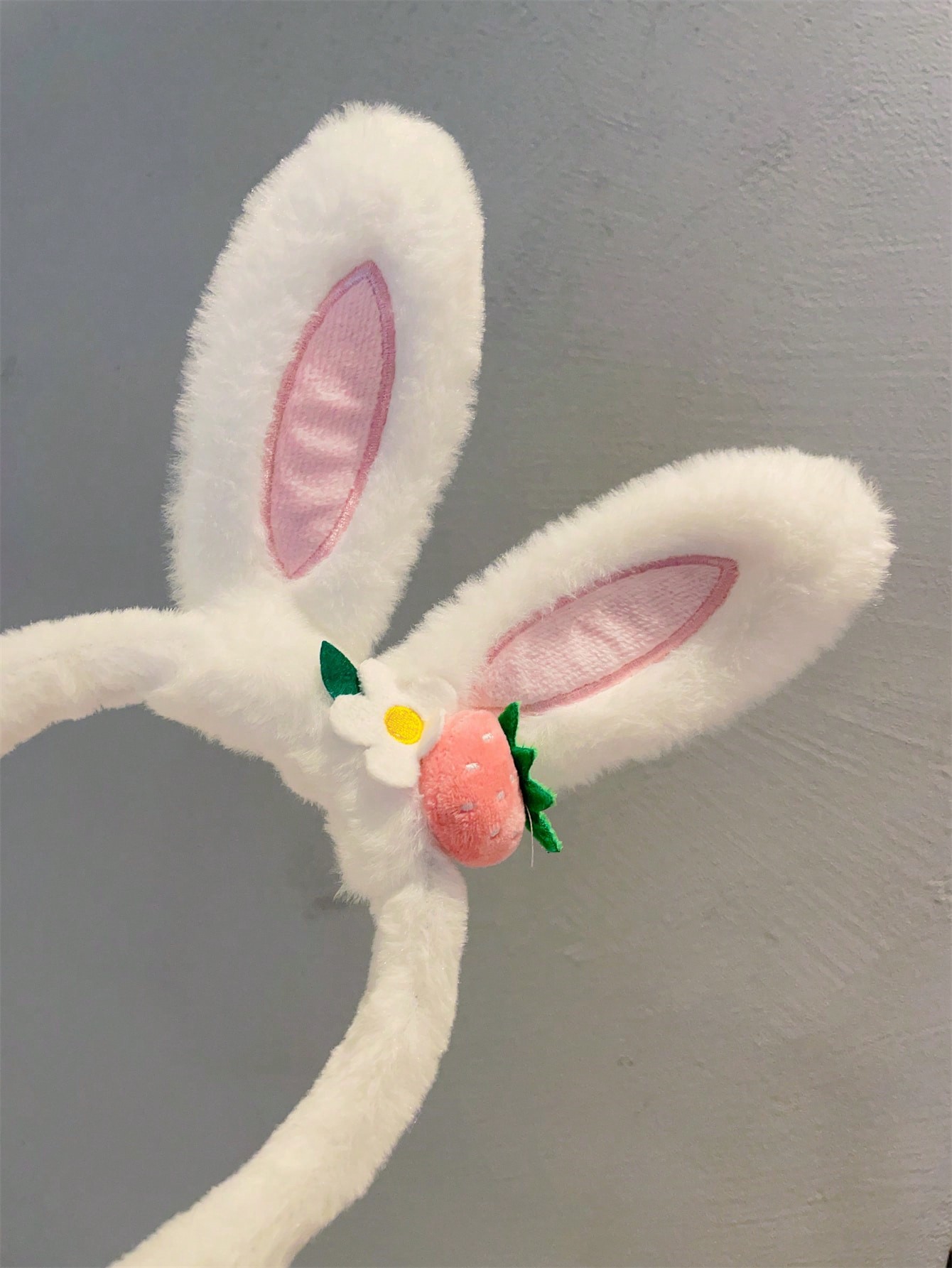 1 bandeau pour cheveux, mignon, grandes oreilles de lapin, pour femmes, nouvelle carte de cheveux en peluche pour le lavage du visage, automne et hiver 2024