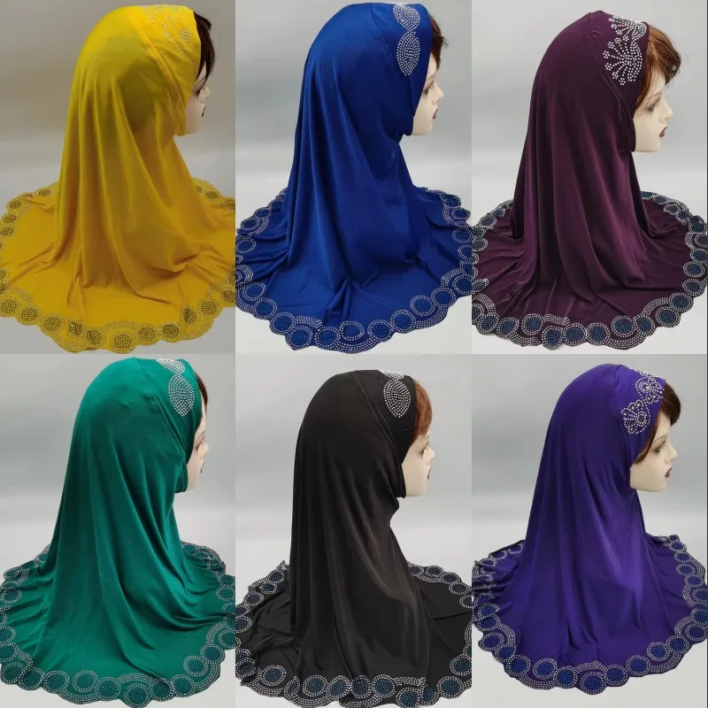 Foulard Arabe pour Femme Musulmane, Turban, Châle Islamique, Hijab, Vêtements de Sauna, Offre Spéciale