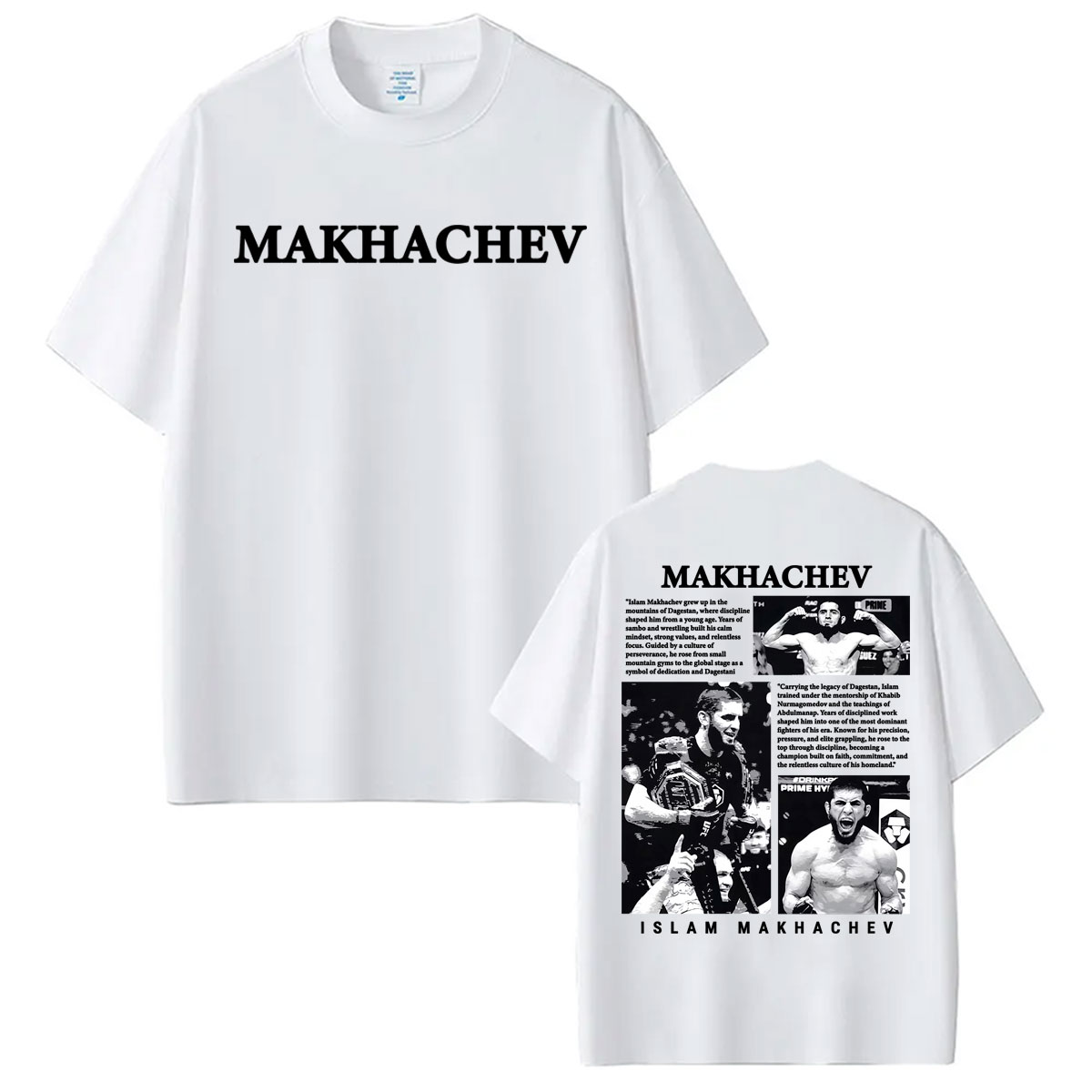 T-shirts graphiques classiques Limited Islam Makhachev pour hommes et femmes, T-shirt esthétique à thème de la violence, T-shirt décontracté en coton à manches courtes